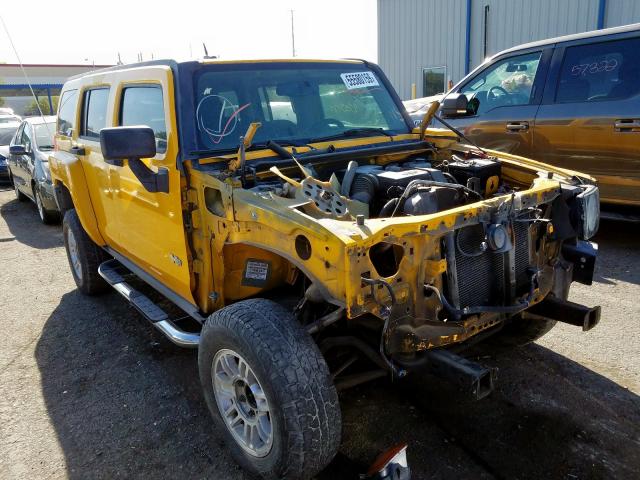 5GTDN13E578124544 - 2007 HUMMER H3 YELLOW photo 1