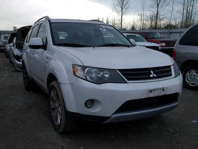 JA4MT41X28Z003124 - 2008 MITSUBISHI OUTLANDER WHITE photo 1