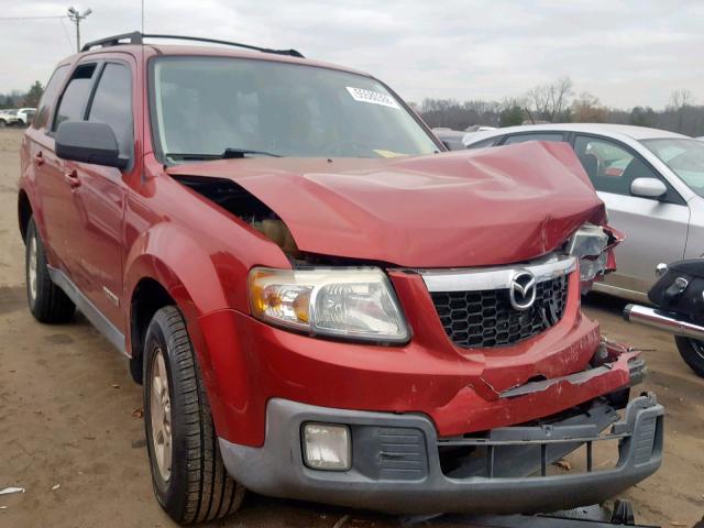 4F2CZ96168KM10308 - 2008 MAZDA TRIBUTE S BURGUNDY photo 1