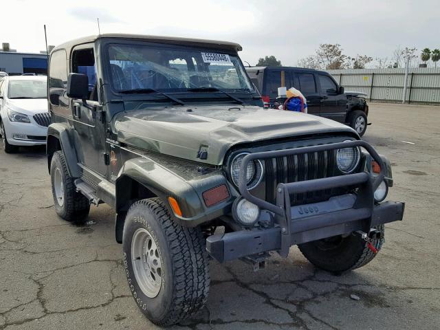 1J4FY49S3VP532379 - 1997 JEEP WRANGLER / GREEN photo 1