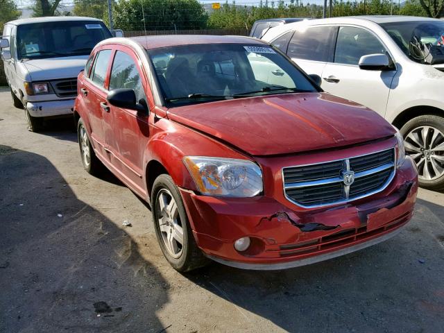 1B3HB48B37D147962 - 2007 DODGE CALIBER SX RED photo 1