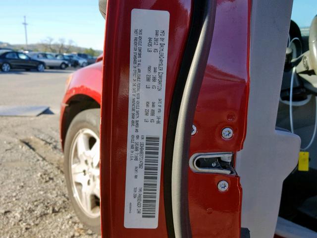 1B3HB48B37D147962 - 2007 DODGE CALIBER SX RED photo 10