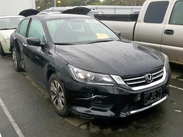 1HGCR2F32FA194177 - 2015 HONDA ACCORD LX BLACK photo 1