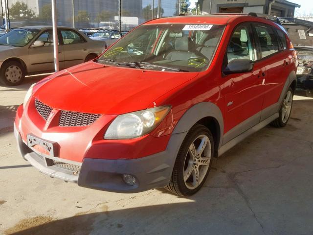 5Y2SL62864Z445673 - 2004 PONTIAC VIBE RED photo 2