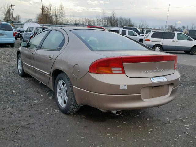 2B3HD56JX1H530916 - 2001 DODGE INTREPID E BROWN photo 3