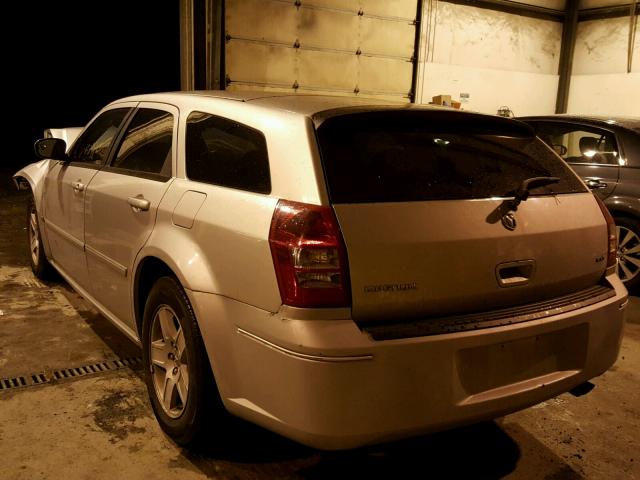 2D4FV47V86H472443 - 2006 DODGE MAGNUM SXT SILVER photo 3