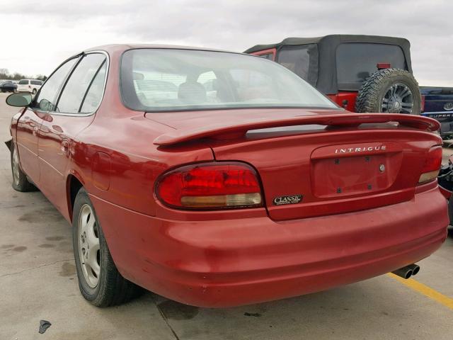 1G3WS52K2WF303965 - 1998 OLDSMOBILE INTRIGUE G RED photo 3