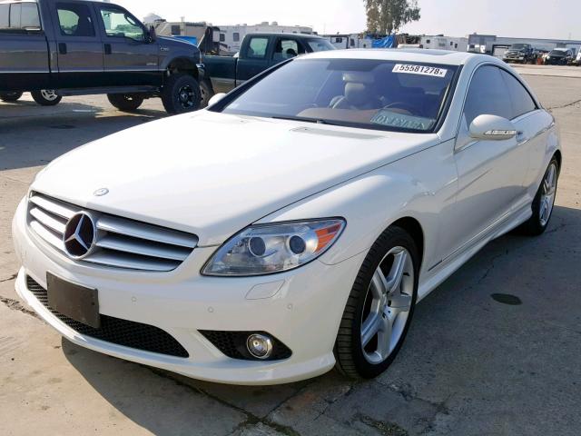 WDDEJ71X48A009304 - 2008 MERCEDES-BENZ CL 550 WHITE photo 2