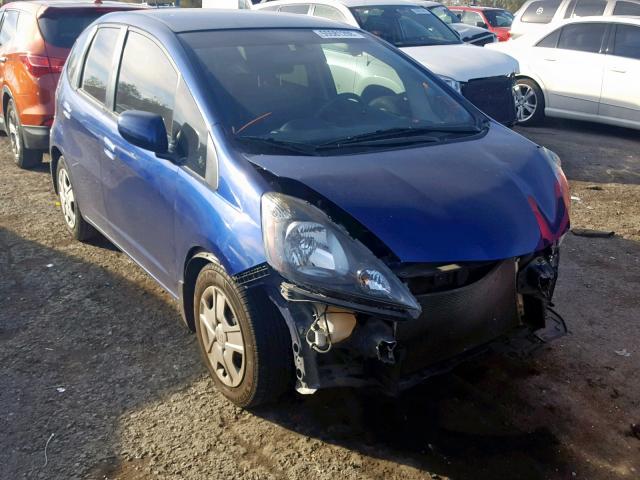 JHMGE8H35DC072280 - 2013 HONDA FIT BLUE photo 1