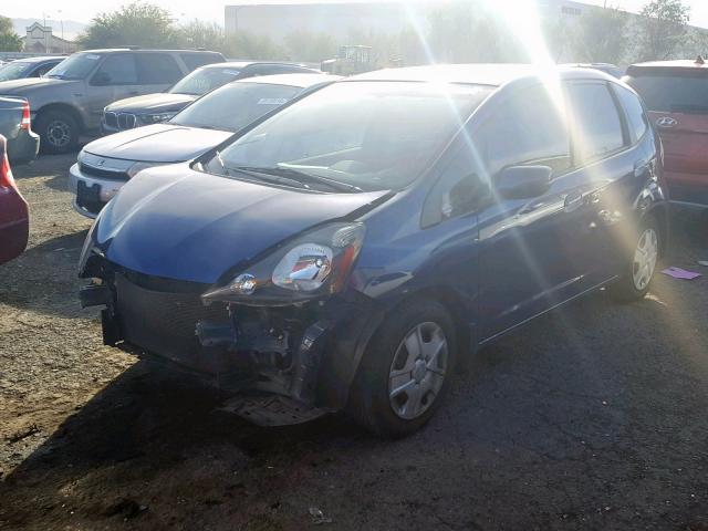 JHMGE8H35DC072280 - 2013 HONDA FIT BLUE photo 2