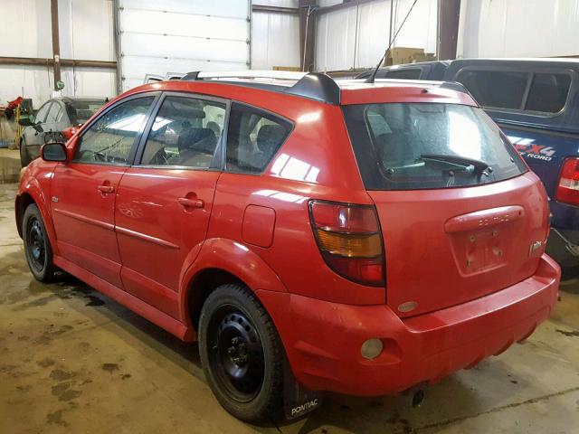 5Y2SL65826Z429307 - 2006 PONTIAC VIBE RED photo 3