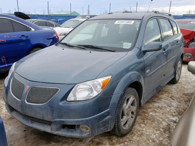 5Y2SM65846Z439379 - 2006 PONTIAC VIBE BLUE photo 2