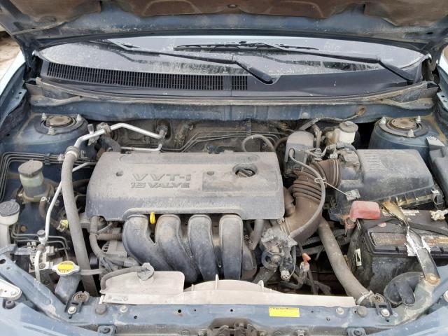 5Y2SM65846Z439379 - 2006 PONTIAC VIBE BLUE photo 7