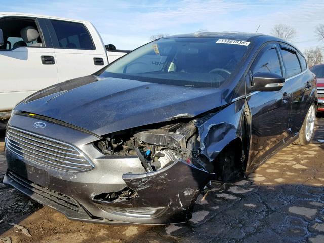 1FADP3N25GL359609 - 2016 FORD FOCUS TITA GRAY photo 2