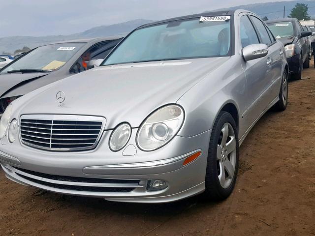 WDBUF56J96A790543 - 2006 MERCEDES-BENZ E 350 SILVER photo 2