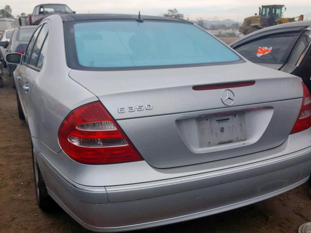 WDBUF56J96A790543 - 2006 MERCEDES-BENZ E 350 SILVER photo 3