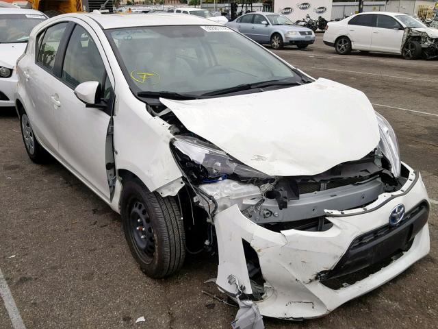 JTDKDTB32G1134986 - 2016 TOYOTA PRIUS C WHITE photo 1