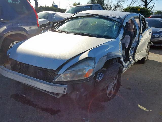 JHMCN36445C016524 - 2005 HONDA ACCORD HYB SILVER photo 2