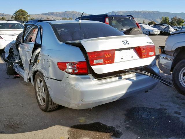 JHMCN36445C016524 - 2005 HONDA ACCORD HYB SILVER photo 3