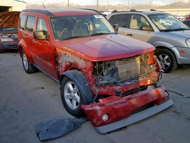 1D8GU28K87W664284 - 2007 DODGE NITRO SXT RED photo 1