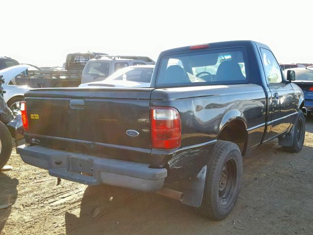 1FTYR10U53TA01486 - 2003 FORD RANGER BLACK photo 4