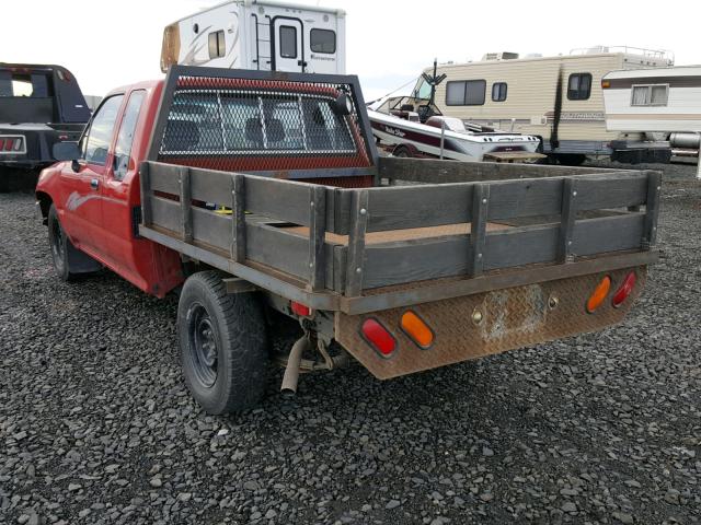 JT4VN93D3P5036921 - 1993 TOYOTA PICKUP 1/2 RED photo 3