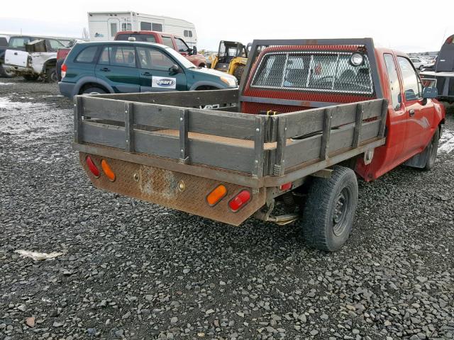 JT4VN93D3P5036921 - 1993 TOYOTA PICKUP 1/2 RED photo 4