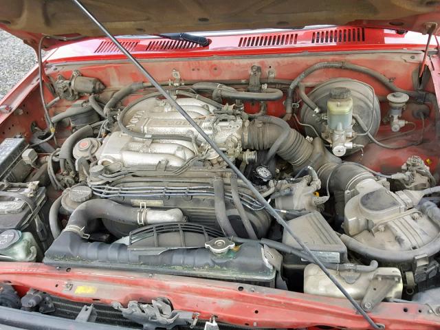 JT4VN93D3P5036921 - 1993 TOYOTA PICKUP 1/2 RED photo 7