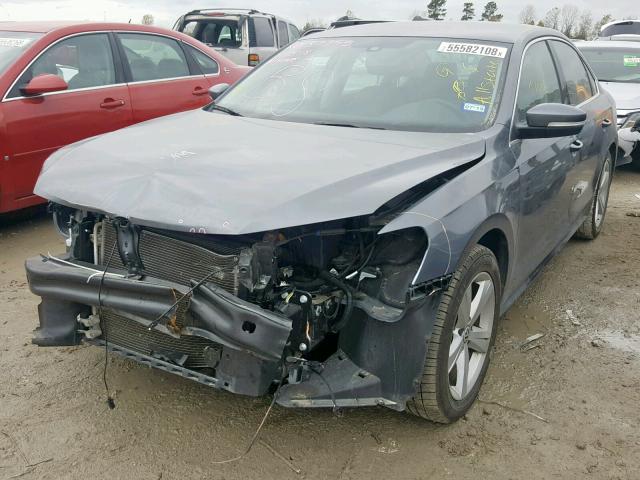 1VWAS7A35FC090234 - 2015 VOLKSWAGEN PASSAT S GRAY photo 2