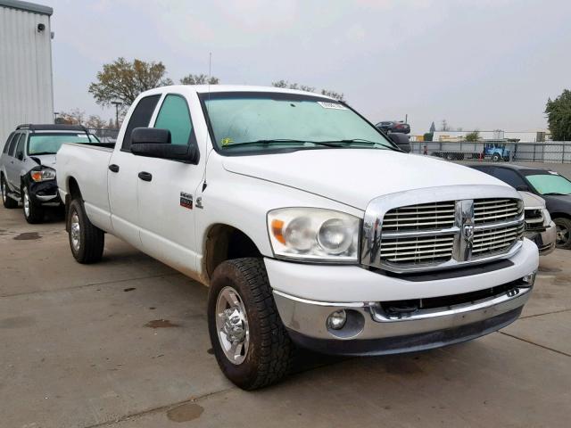 3D7KS28A18G105980 - 2008 DODGE RAM 2500 S WHITE photo 1