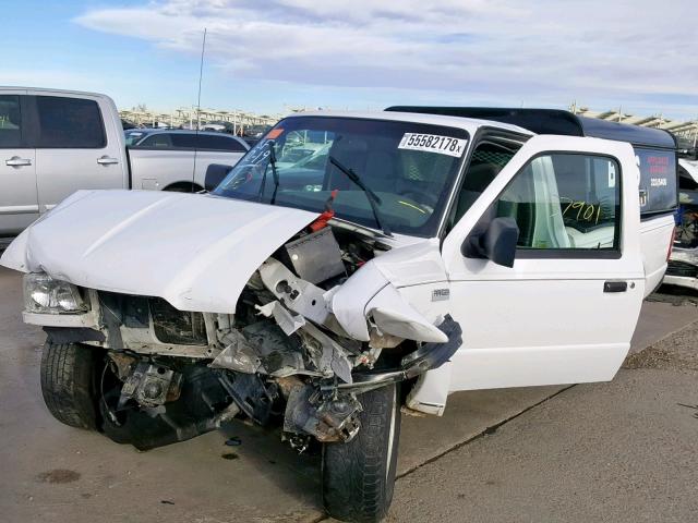 1FTYR10D68PA28793 - 2008 FORD RANGER WHITE photo 2