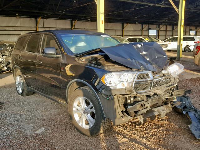 1D4RD2GG6BC651552 - 2011 DODGE DURANGO EX BLACK photo 1