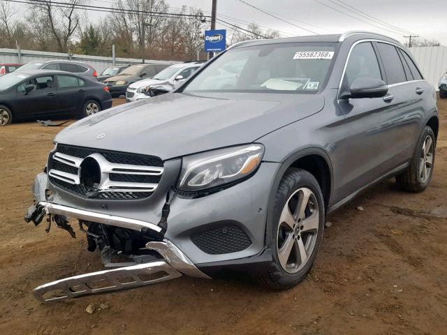 WDC0G4KBXJV102633 - 2018 MERCEDES-BENZ GLC 300 4M GRAY photo 2