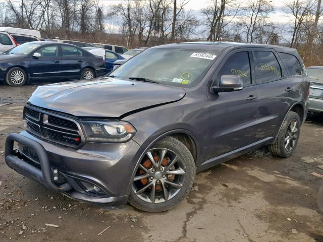 1C4RDJDG6EC586783 - 2014 DODGE DURANGO LI CHARCOAL photo 2