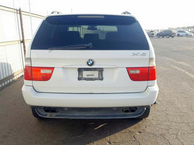 5UXFB53506LV29060 - 2006 BMW X5 4.4I WHITE photo 9