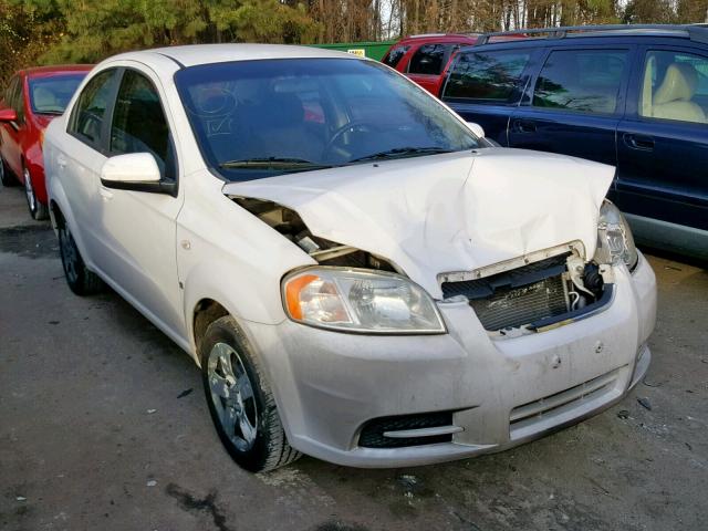 KL1TD56627B040998 - 2007 CHEVROLET AVEO BASE Ağ foto 1