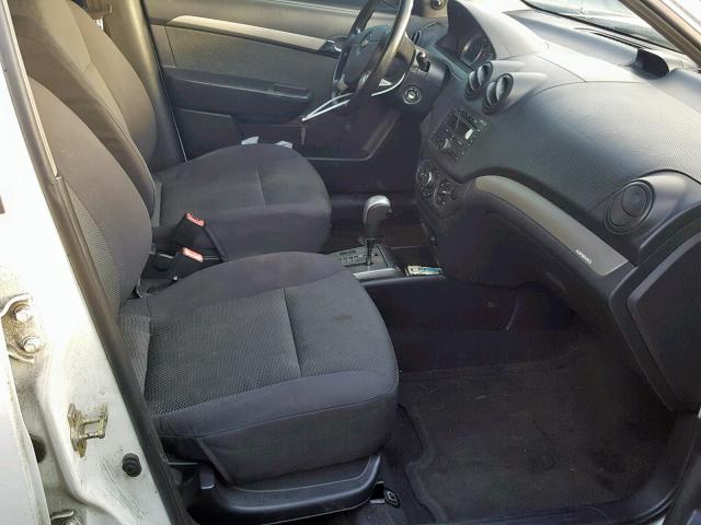 KL1TD56627B040998 - 2007 CHEVROLET AVEO BASE Ağ foto 5