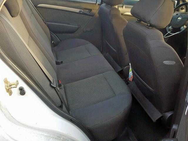 KL1TD56627B040998 - 2007 CHEVROLET AVEO BASE Ağ foto 6