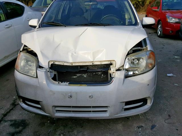 KL1TD56627B040998 - 2007 CHEVROLET AVEO BASE Ağ foto 9