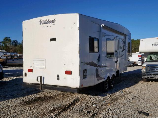 4X4FWCD29AV023071 - 2010 WILD 5TH WHEEL WHITE photo 4