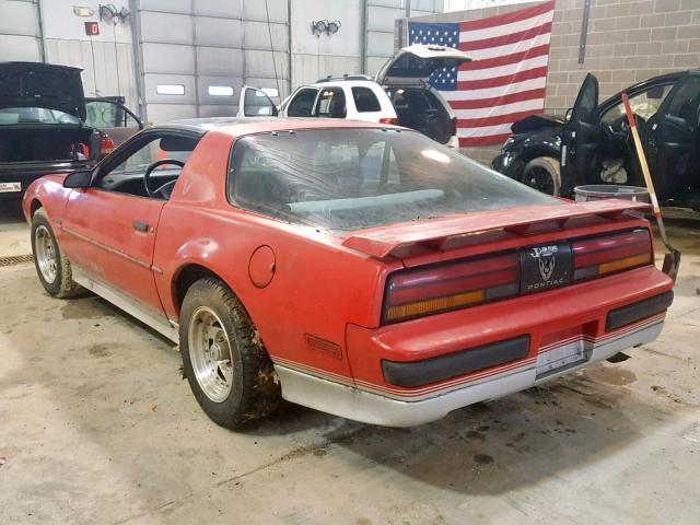 1G2FS21EXKL243508 - 1989 PONTIAC FIREBIRD B RED photo 3