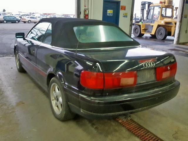 WAUAA88G3WN004974 - 1998 AUDI CABRIOLET BLACK photo 3