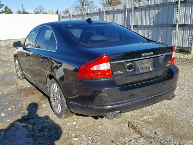 YV1AH852571033421 - 2007 VOLVO S80 V8 BLACK photo 3