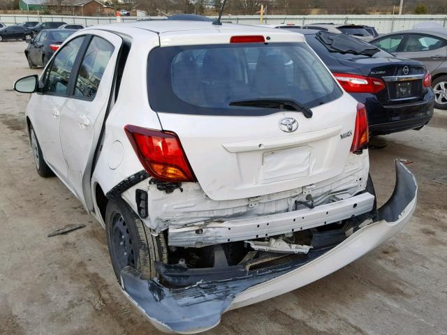 VNKKTUD33HA075378 - 2017 TOYOTA YARIS L WHITE photo 9