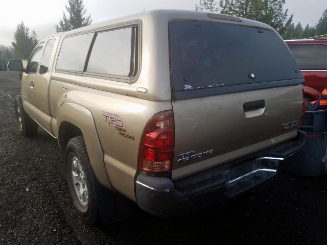 5TETU62N85Z125493 - 2005 TOYOTA TACOMA PRE TAN photo 3