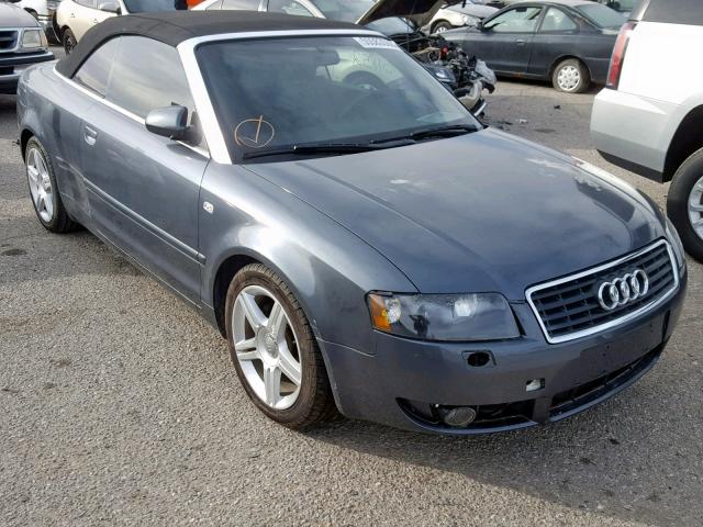 WAUAC48H05K007228 - 2005 AUDI A4 1.8 CAB CHARCOAL photo 1