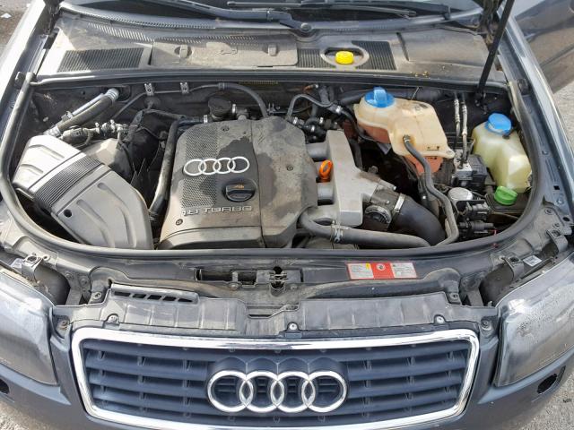 WAUAC48H05K007228 - 2005 AUDI A4 1.8 CAB CHARCOAL photo 7