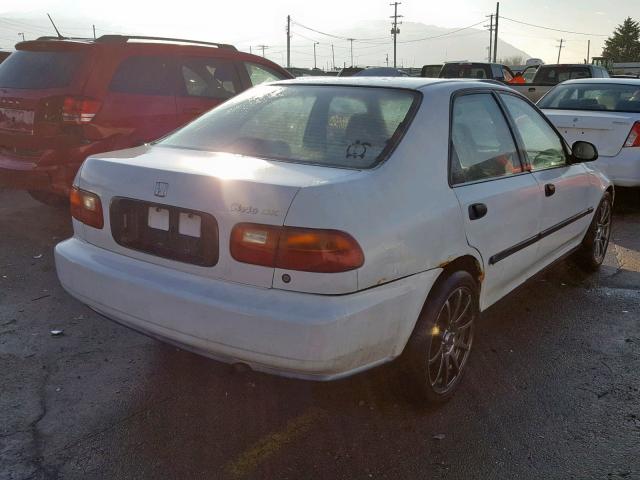 JHMEG8548SS006145 - 1995 HONDA CIVIC DX WHITE photo 4