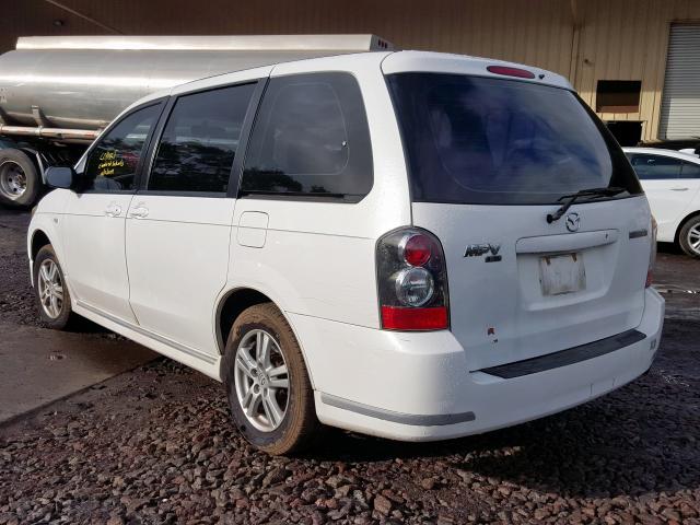 JM3LW28A750539248 - 2005 MAZDA MPV WAGON WHITE photo 3