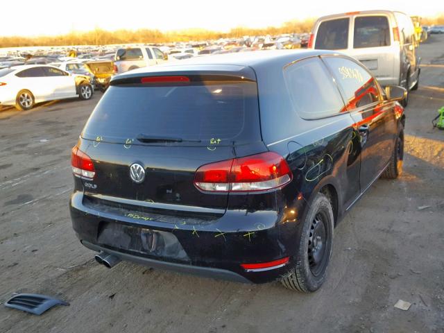 WVWBA7AJ5BW024008 - 2011 VOLKSWAGEN GOLF 黑色 照片 4
